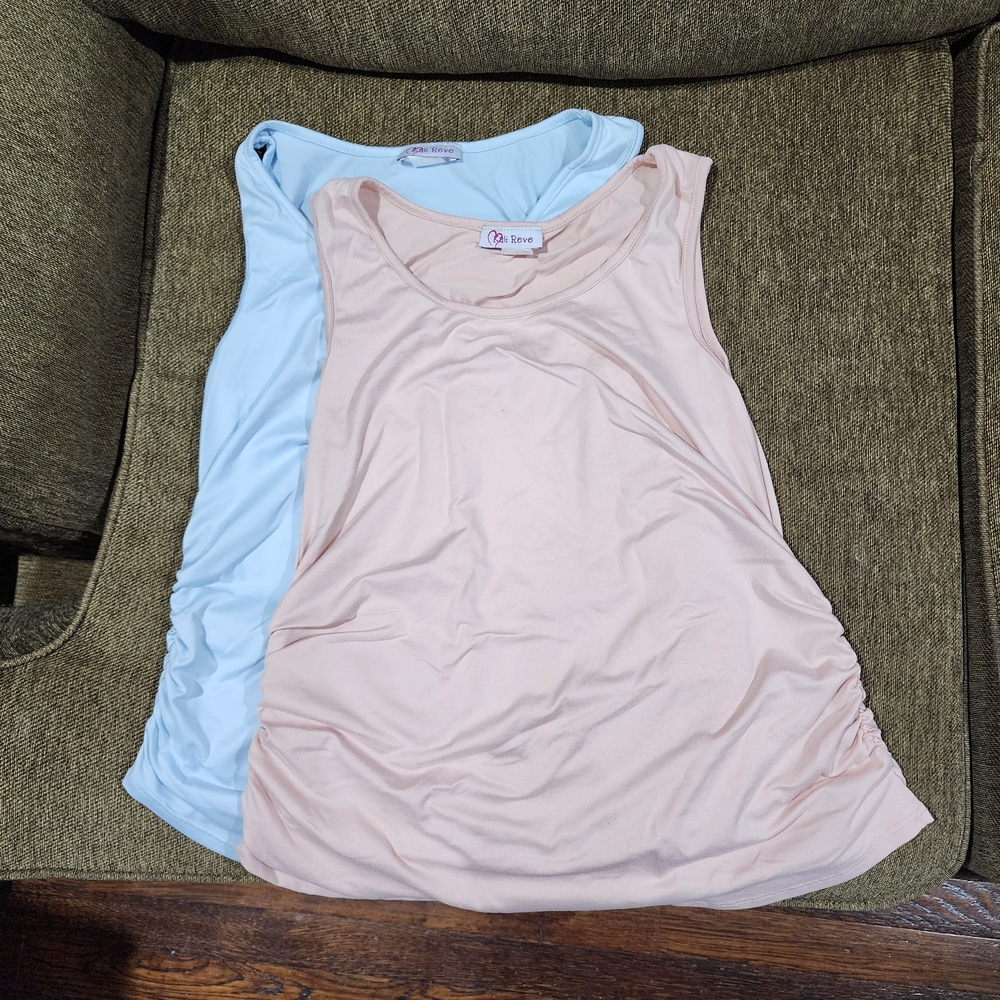 Soft Pastel Sleeveless Tank Tops for Women